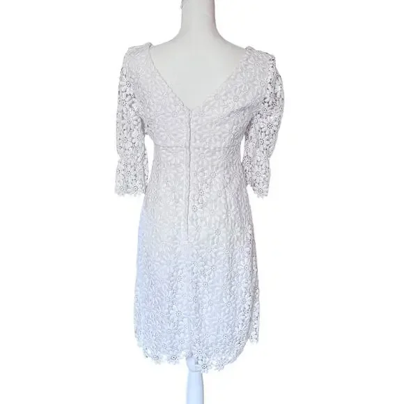 Lilly Pulitzer Shayna Floral Lace Dress - Size 4 - Picture 4 of 6